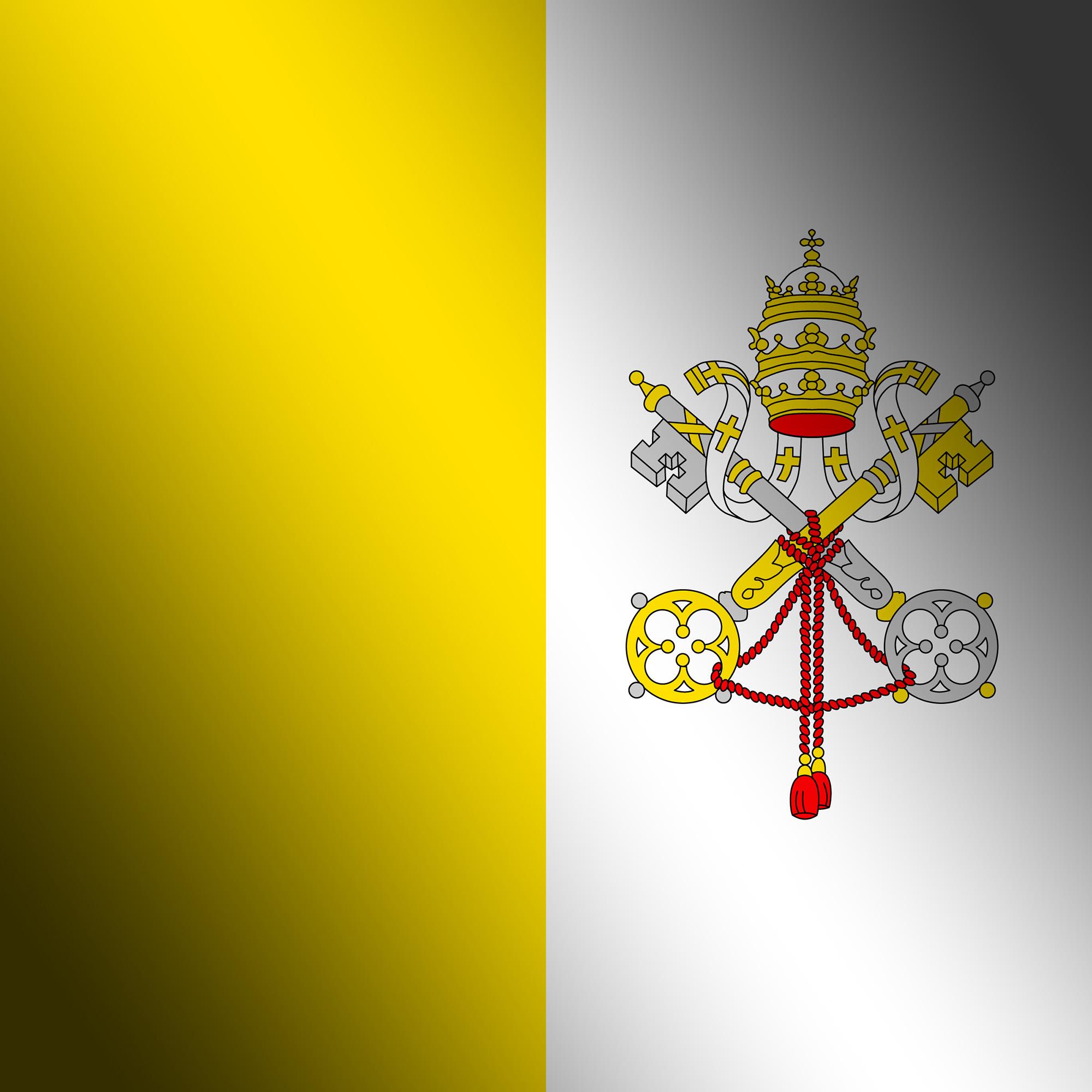 2000x2000 The flag of Vatican City