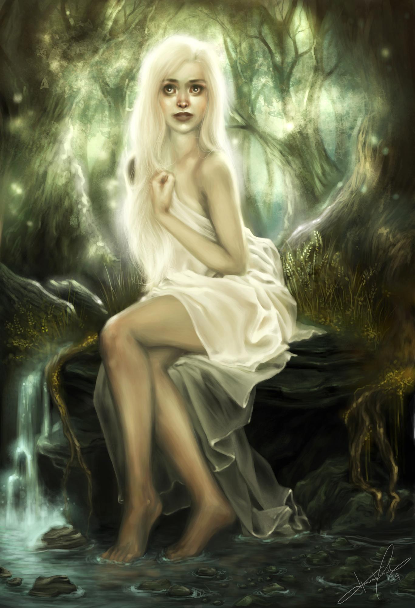 1366x2000 Forest Nymph by PrettyFae Desktop Wallpaper