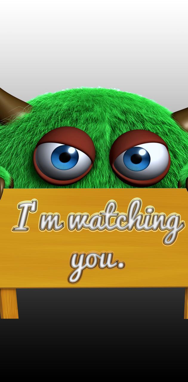 630x1280 im watching you wallpaper
