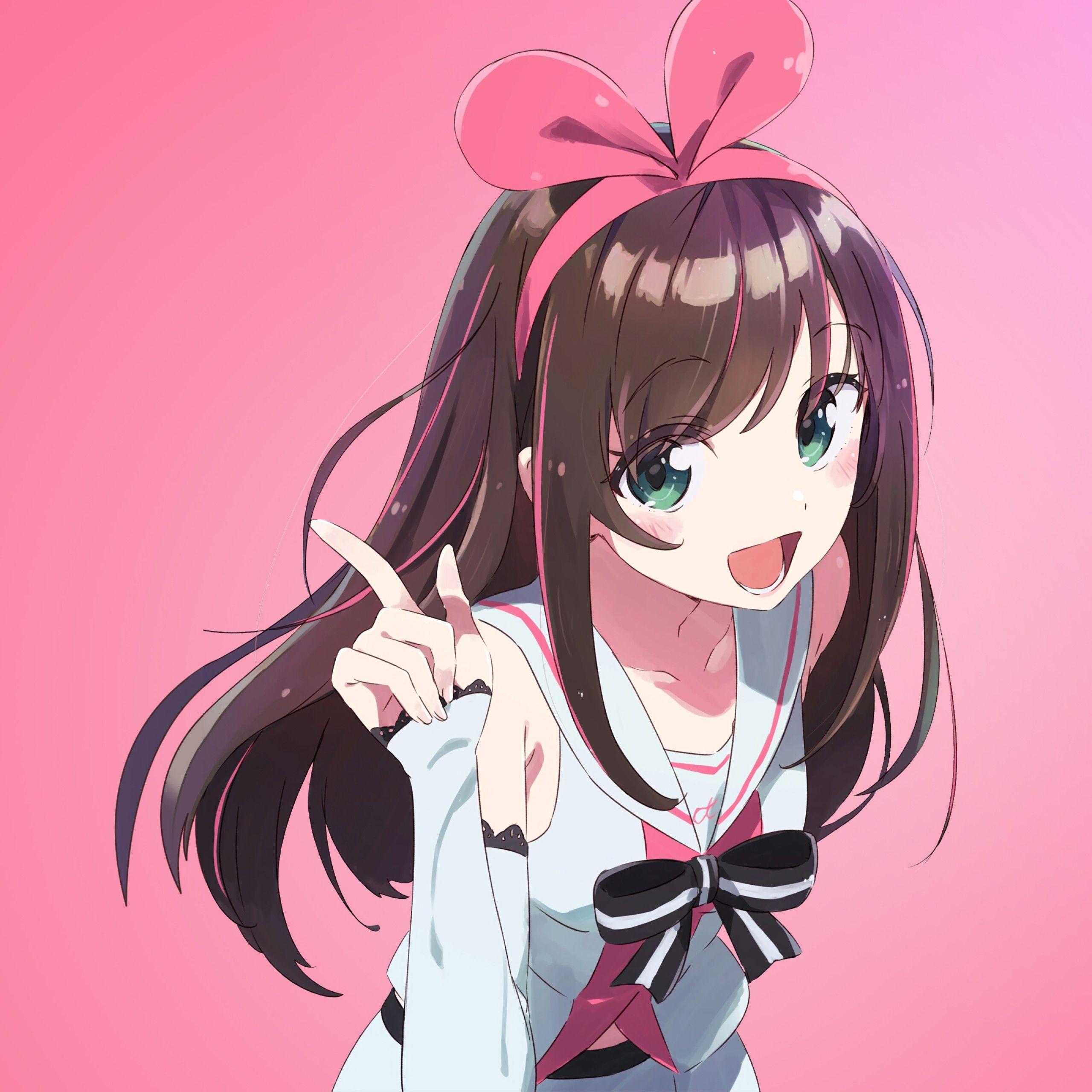 2560x2560 HD wallpaper: anime girls, icons