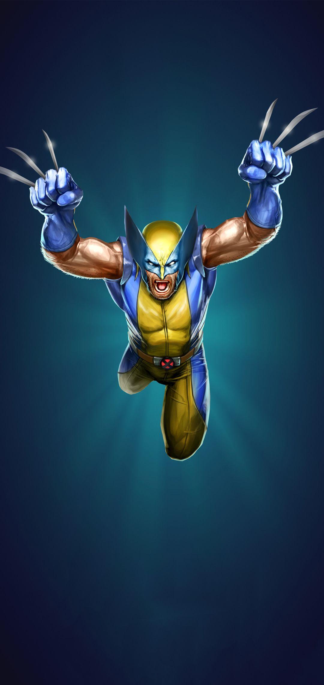1080x2280 The Wolverine Marvel Artwork One Plus Huawei p Honor