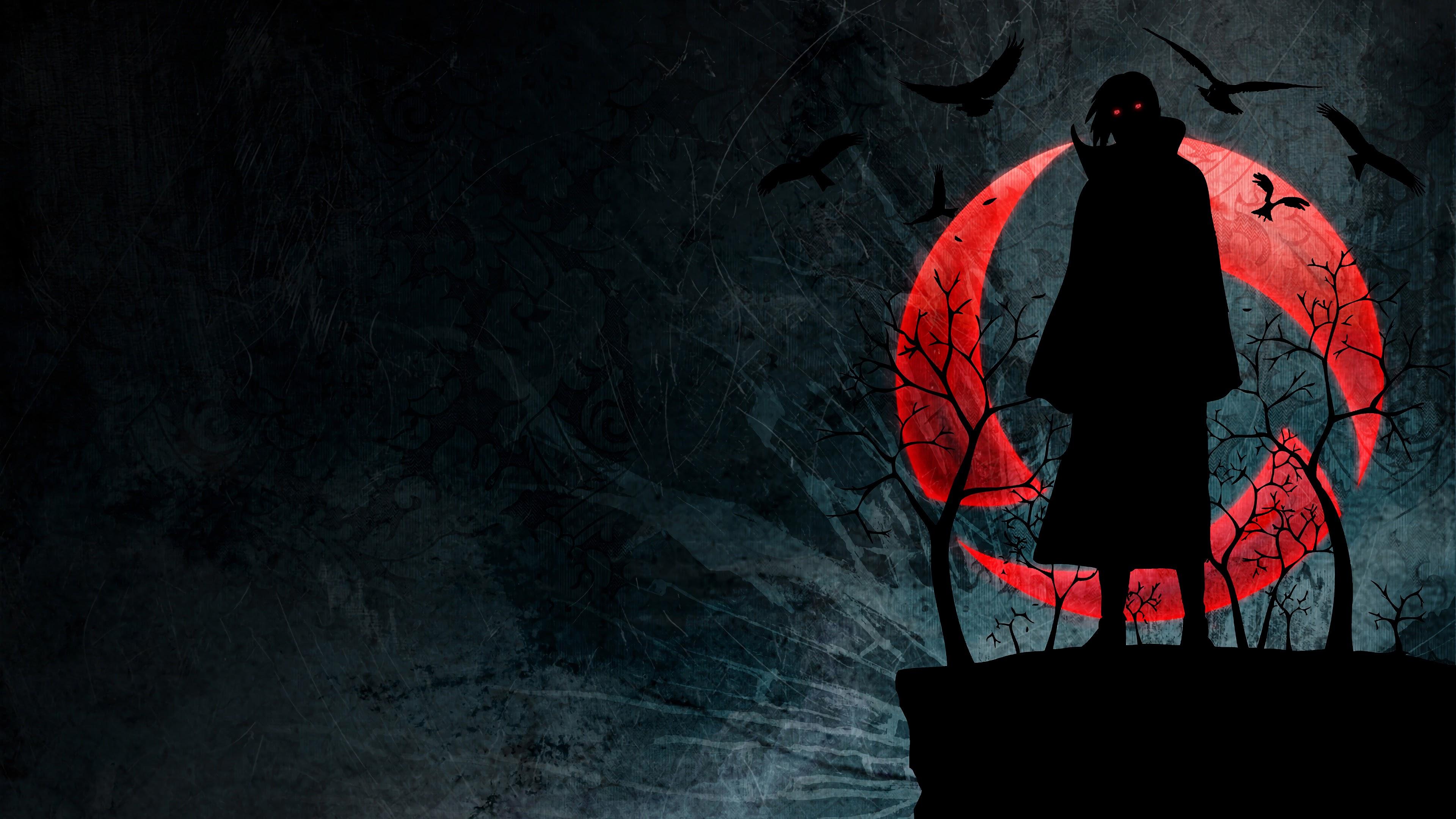 3840x2160 Itachi Uchiha Sharingan 4K Wallpaper