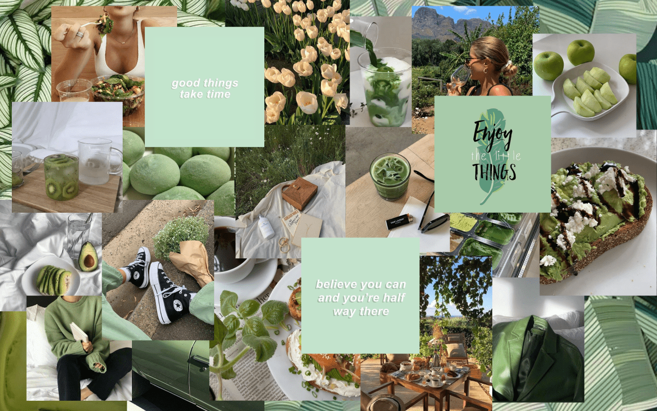 1280x800 Sage Green Laptop Wallpaper