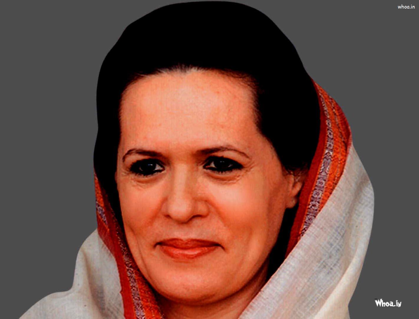 1422x1083 Sonia Gandhi Face Closeup HD Wallpaper