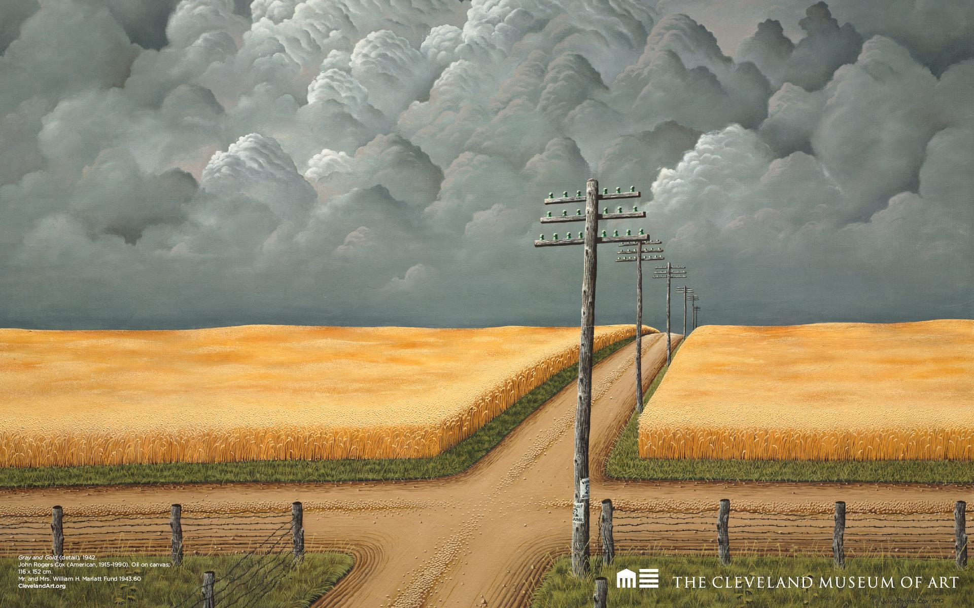 1920x1200 Gray and Gold. Cleveland Museum of Art