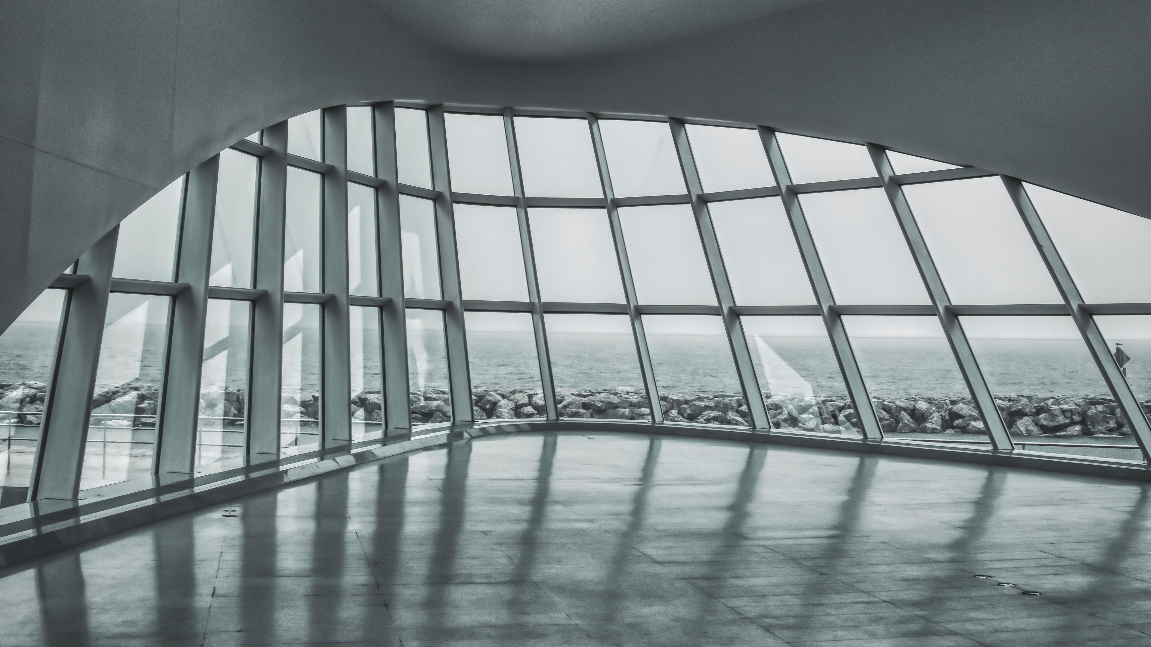 3840x2160 Wallpaper Architecture, Interior, Design, Construction, Art Museum