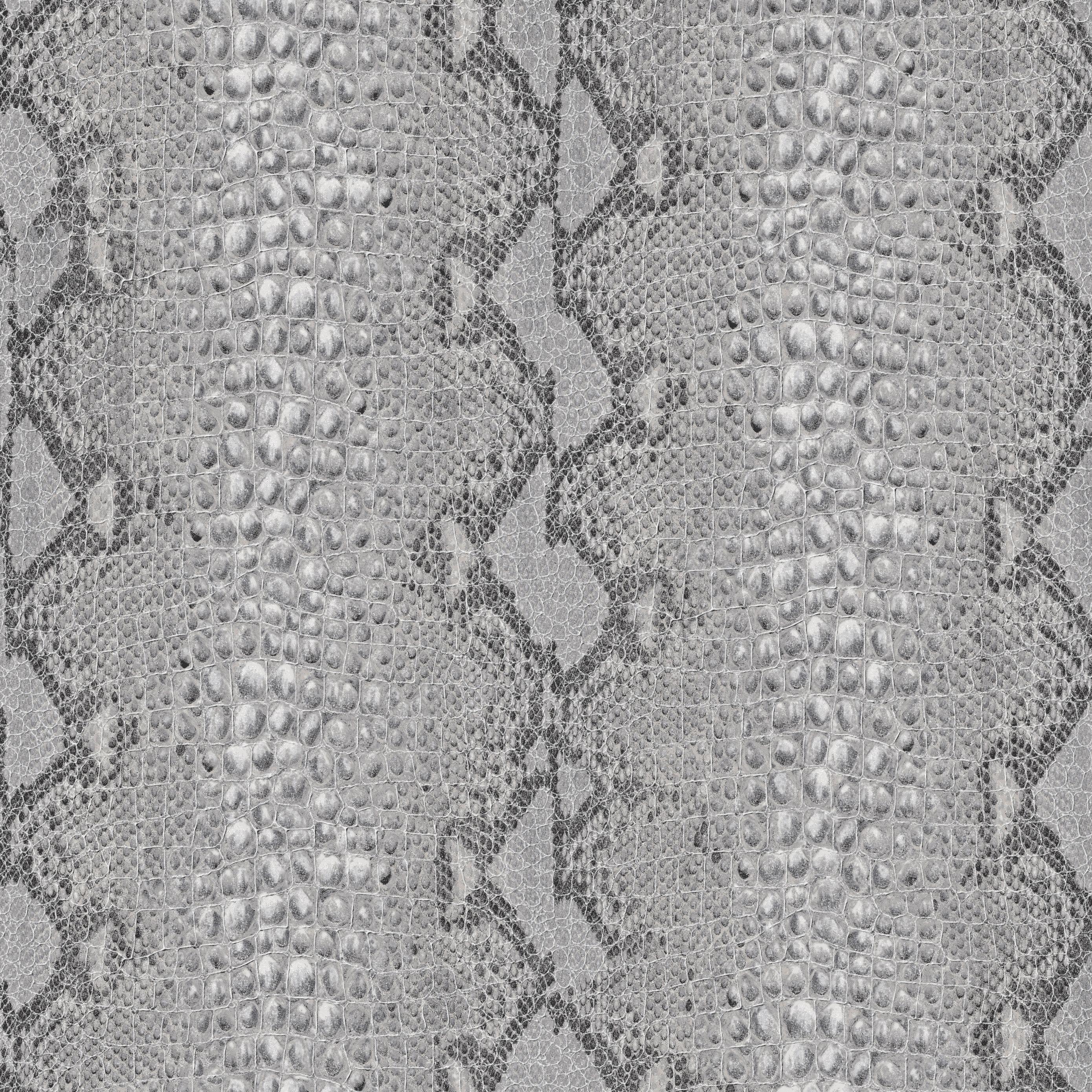 2779x2779 Graham & Brown Grey Snake Skin Wallpaper