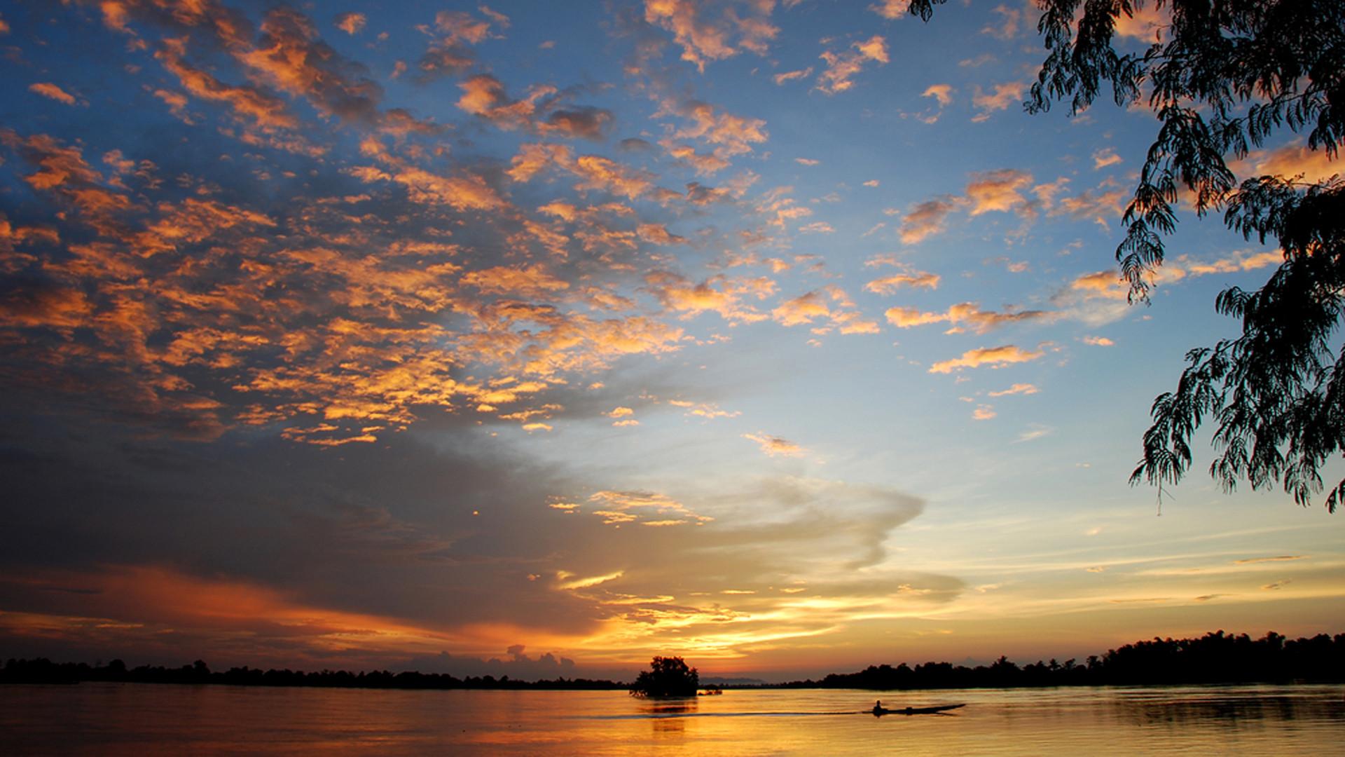 1920x1080 The Legendary Mekong River In Land Blocked Country