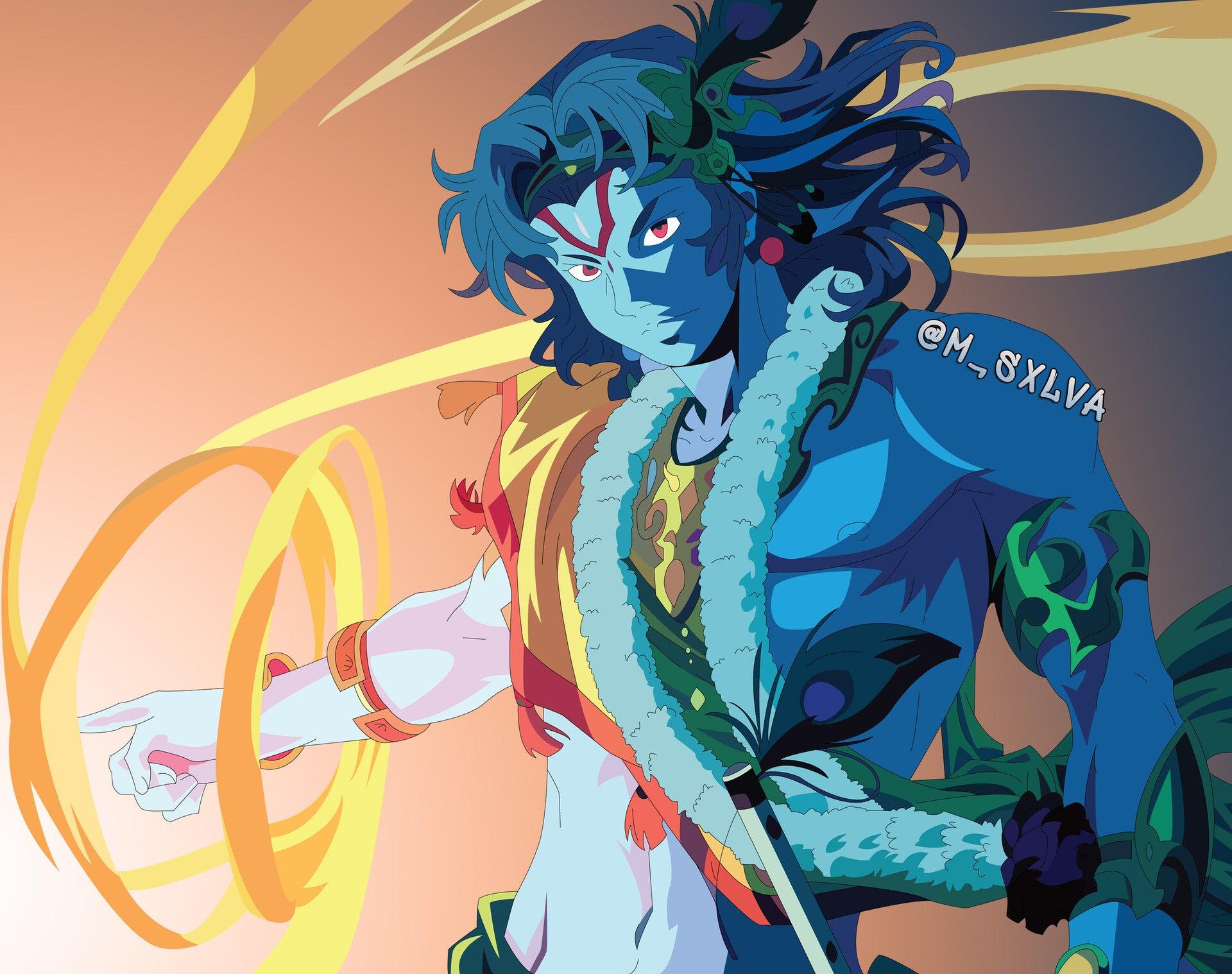1920x1518 Anime Krishna by Matheus Silva Lima : r