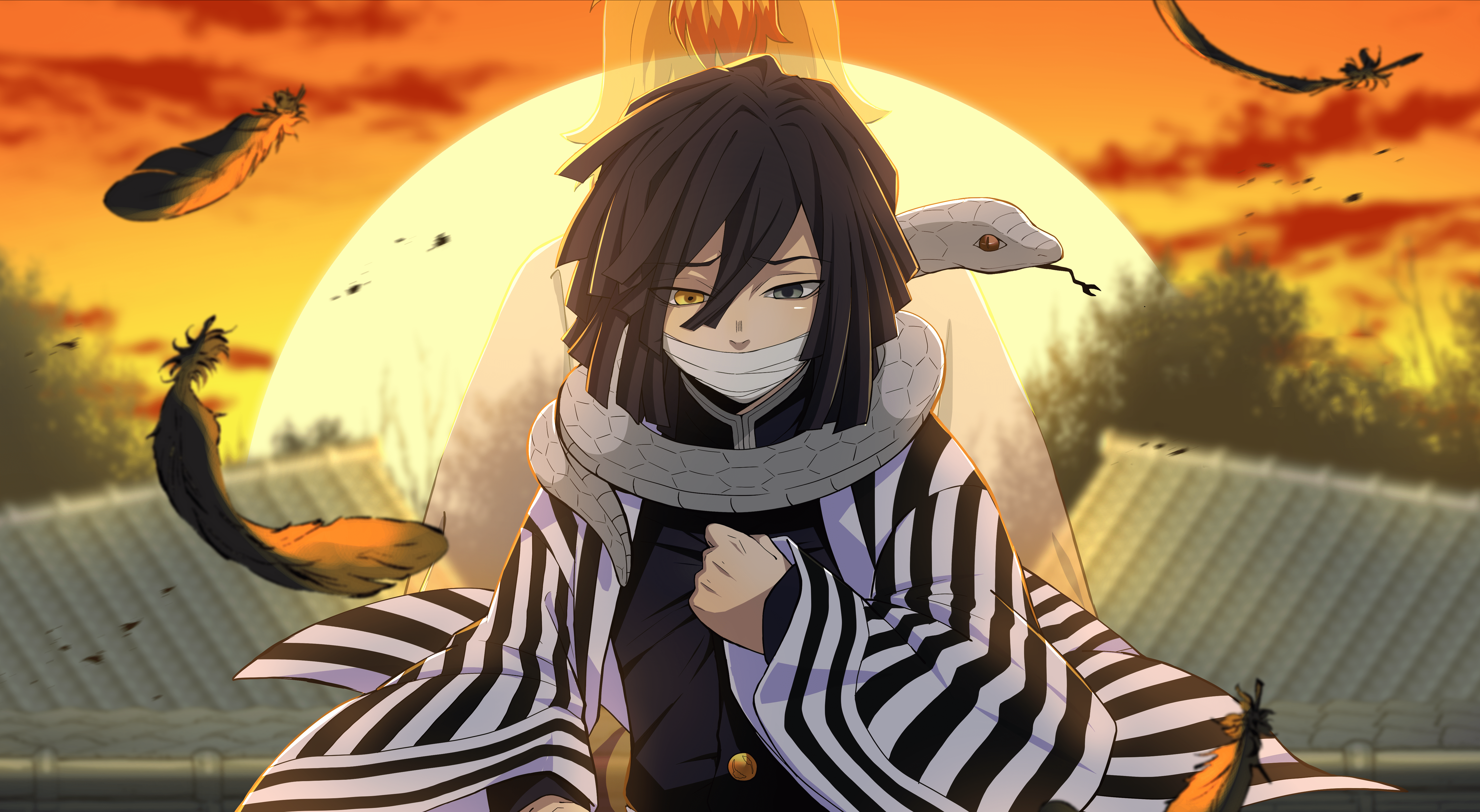 6393x3509 Obanai Iguro Wallpaper