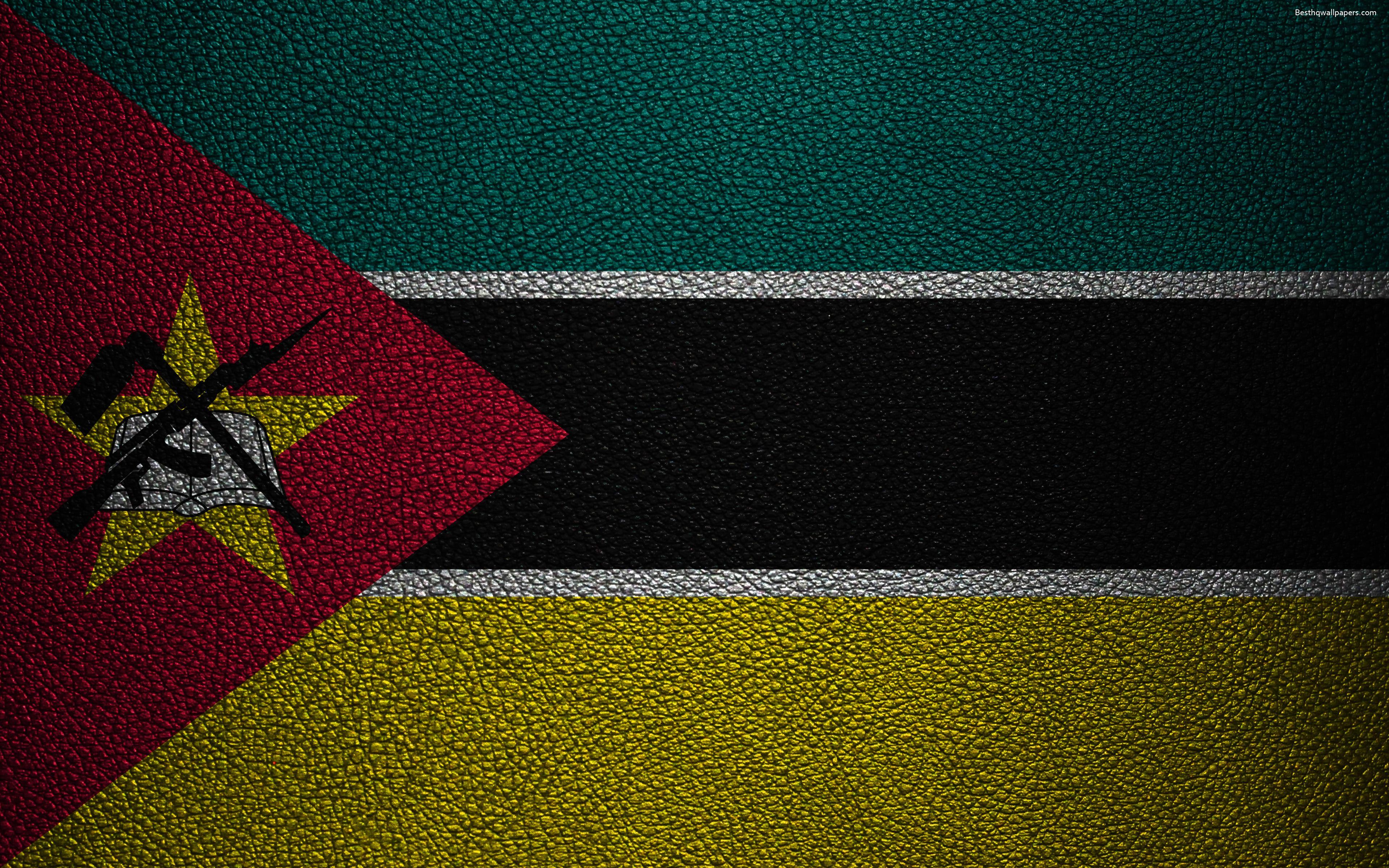 3840x2400 Mozambique Flag Wallpaper