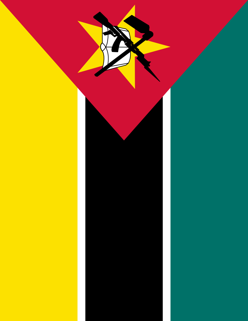 850x1100 mozambique flag full page