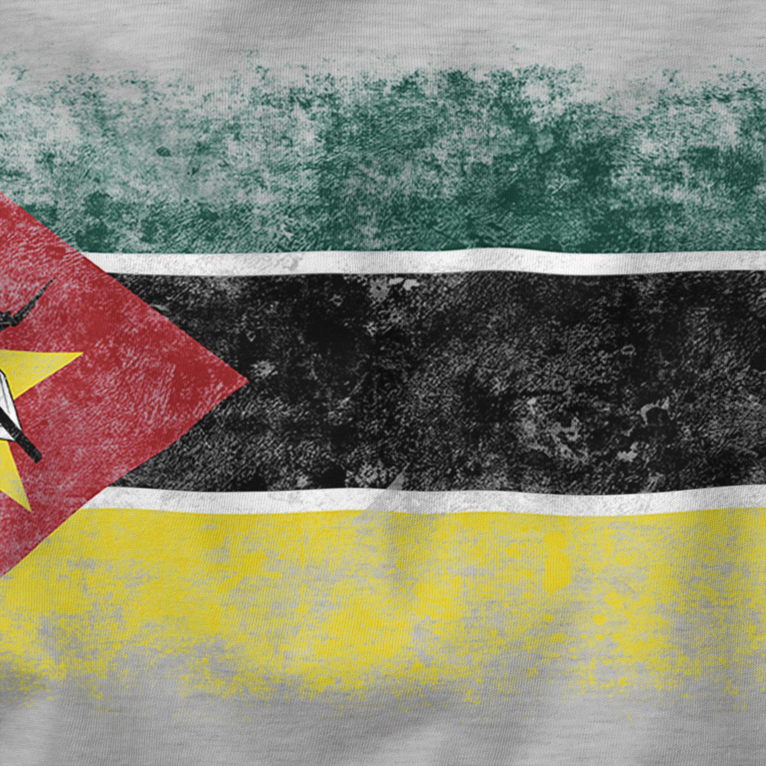 2560x2560 MOZAMBIQUE DISTRESSED FLAG MENS T SHIRT TOP MOÇAMBIQUE FOOTBALL MOZAMBICAN SHIRT