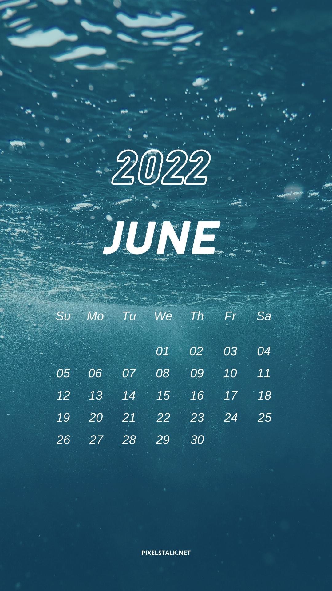 Free Desktop Wallpaper with Calendar  June 2022