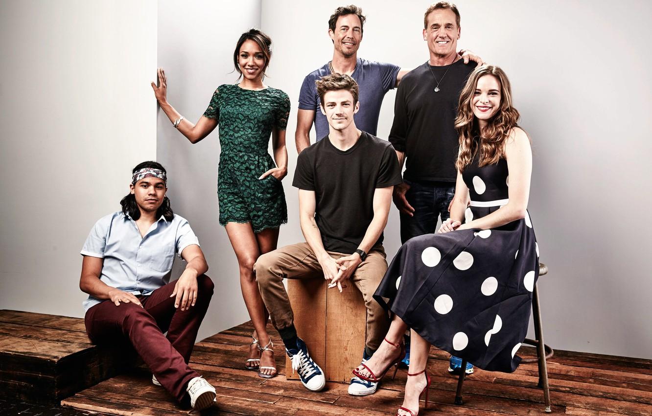 1332x850 Wallpaper the series, The Flash, Grant Gustin, Candice Patton, Thomas Cavanagh, Danielle Panabaker, Jesse L.Martin, Carlos Valdes image for desktop, section фильмы