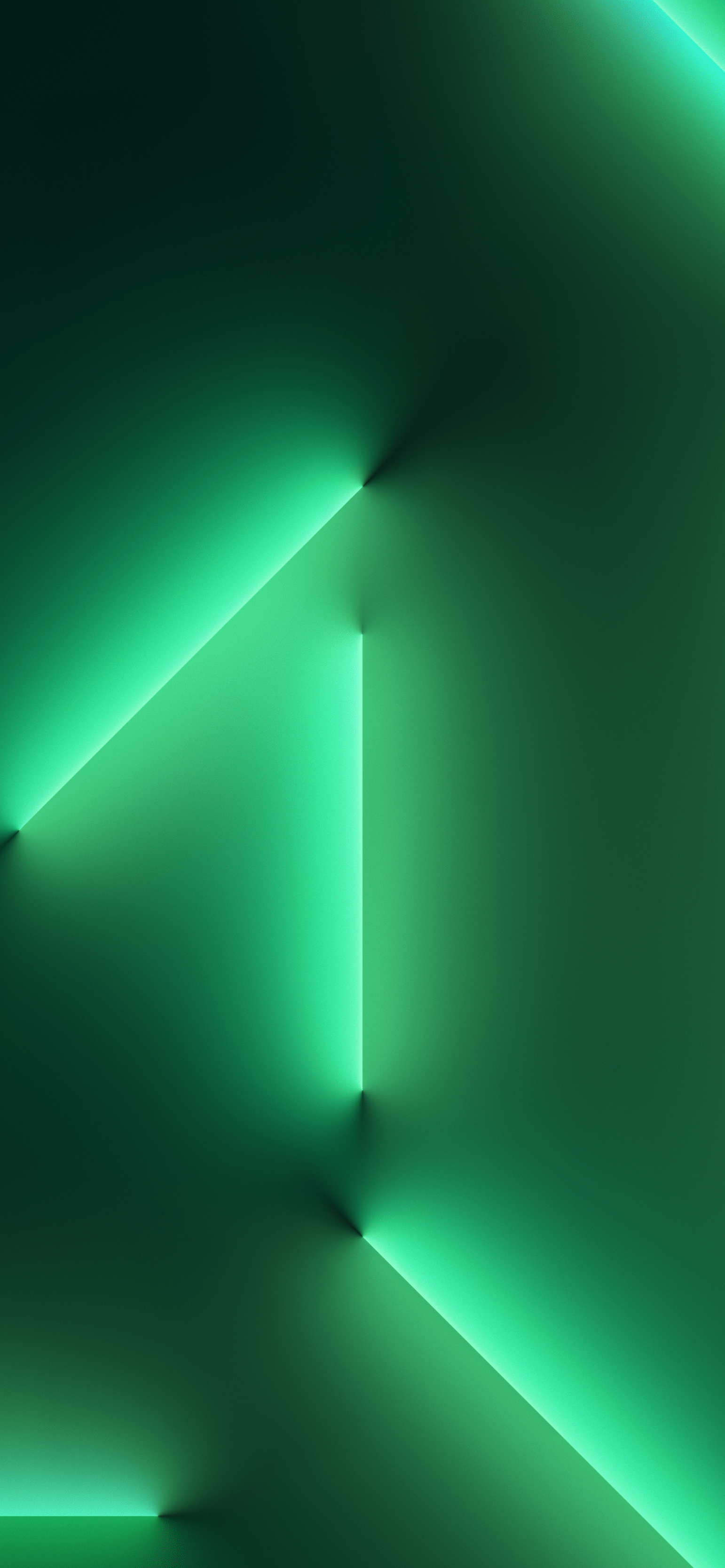 Wallpaper iPhone 12, green, abstract, Apple October 2020 Event, 4K, OS  #23088