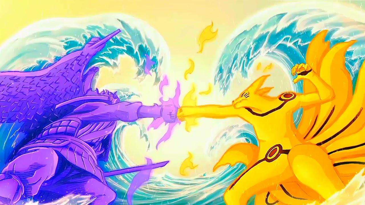 1280x720 Susanoo vs Kurama Animation Wallpaper