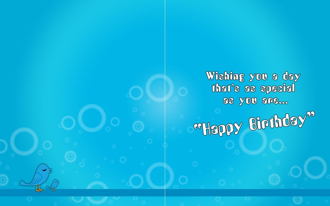 1280x800 Birthday Card Wallpaper