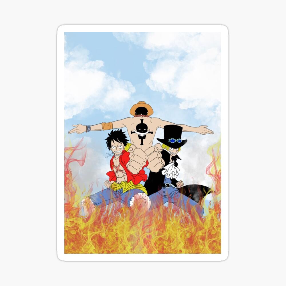 1000x1000 A drawing i did that i inspired from some One piece wallpaper. Greeting Card