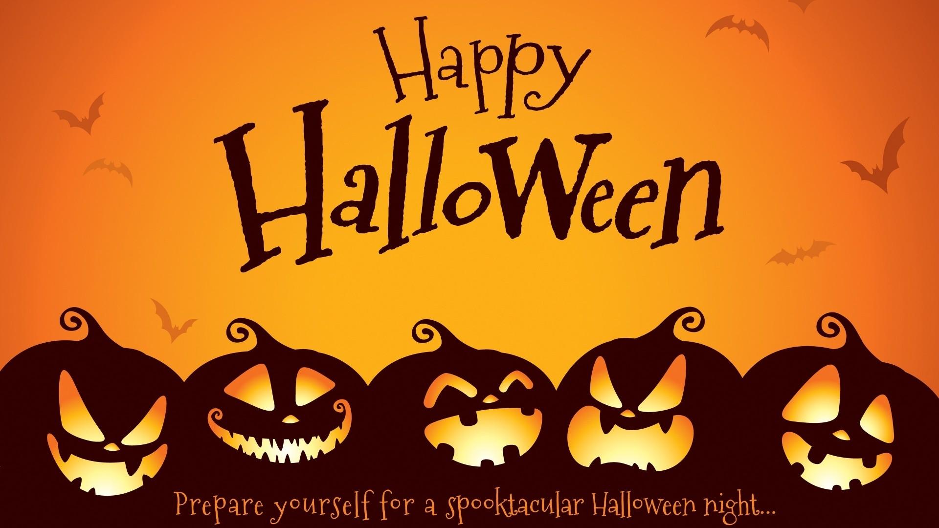 1920x1080 Halloween Greeting Card Wallpaper
