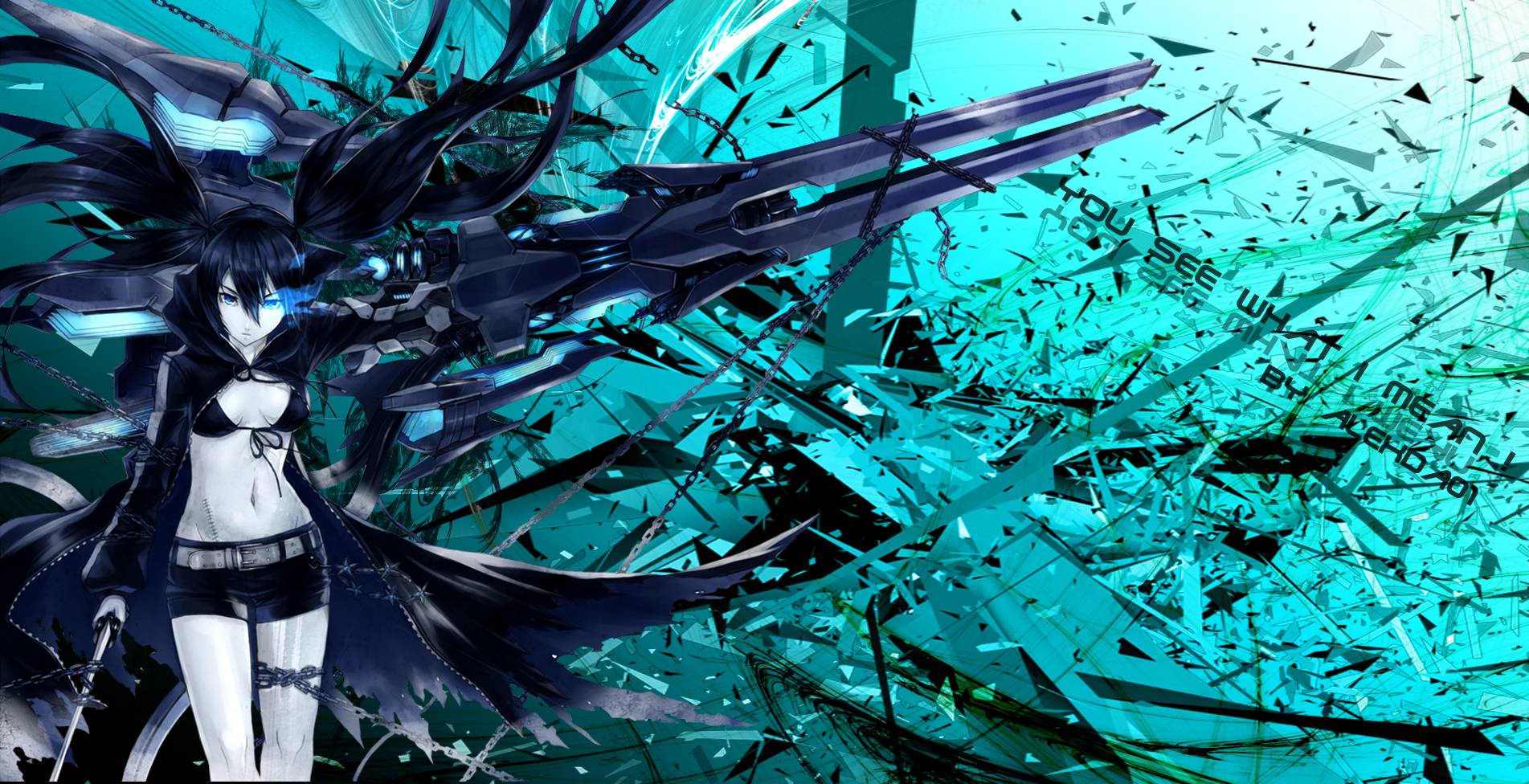 1903x976 Black Rock Shooter Wallpaper
