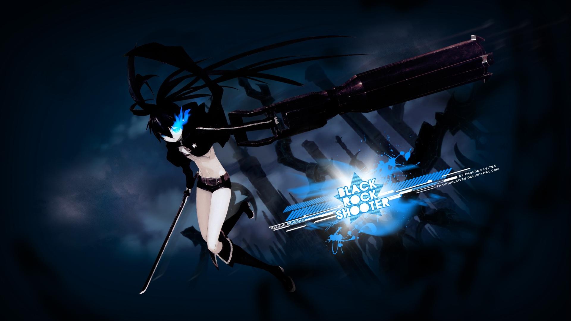 1920x1080 Black Rock Shooter desktop PC and Mac wallpaper
