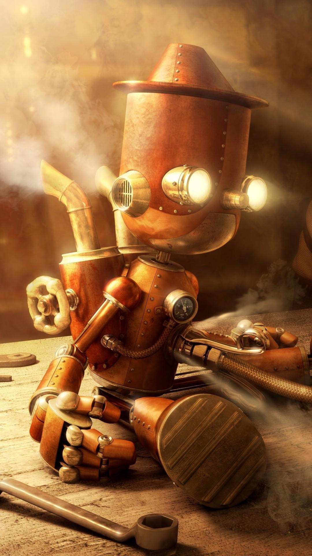 1080x1920 Steampunk Phone Wallpaper