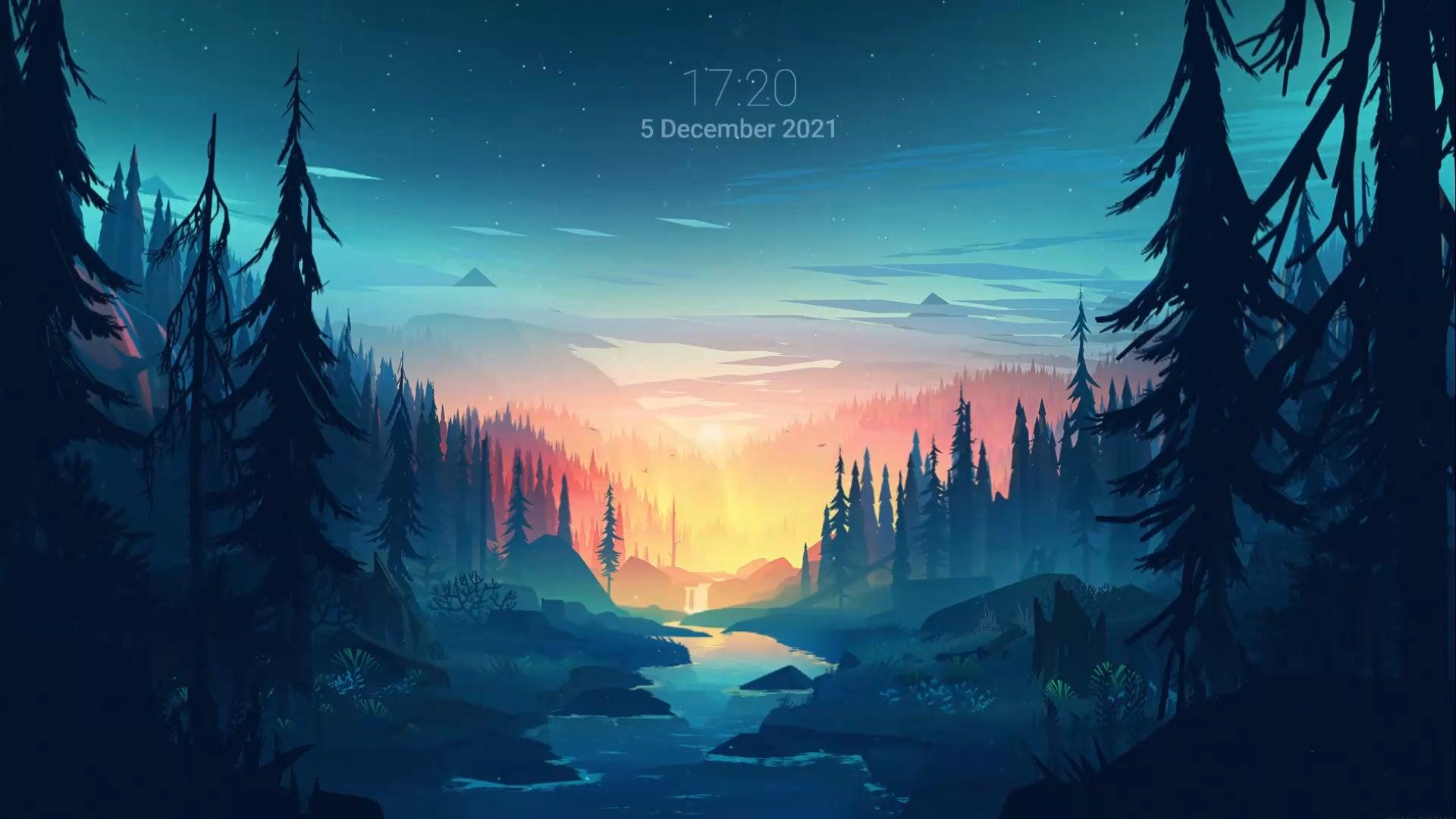 1920x1080 My take on the Calm River Wallpaper [Customizable]