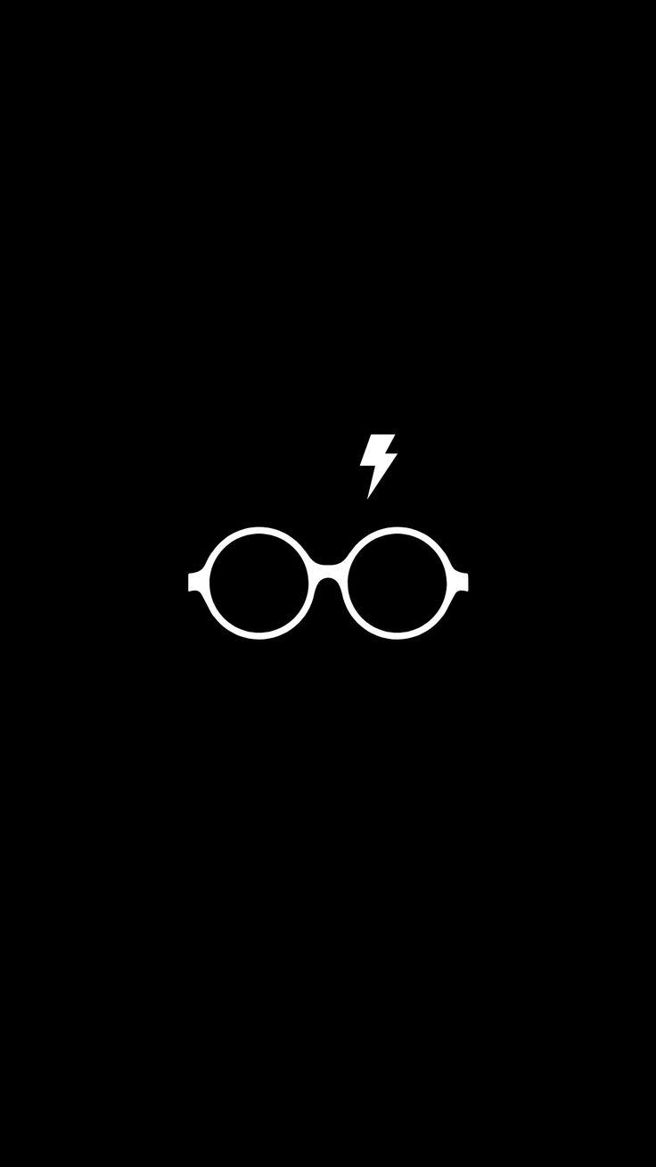 736x1308 Harry Potter's Glasses Background Minimalist Wallpaper