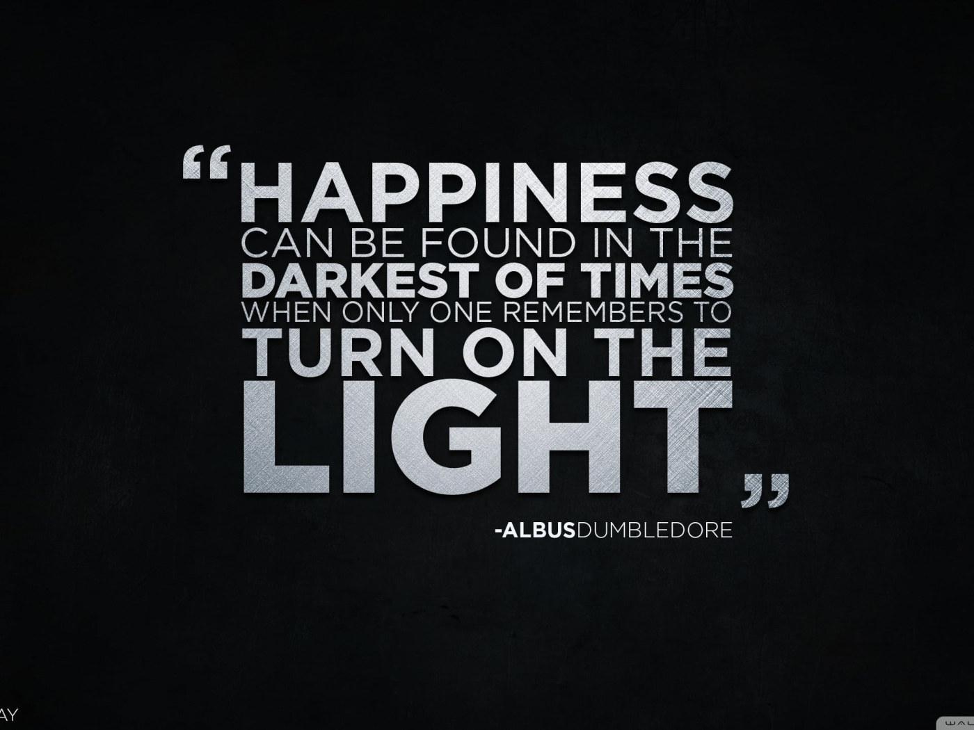 1400x1050 Wallpaper Black Background With Text Overlay, Harry Potter, Albus Dumbledore • Wallpaper For You