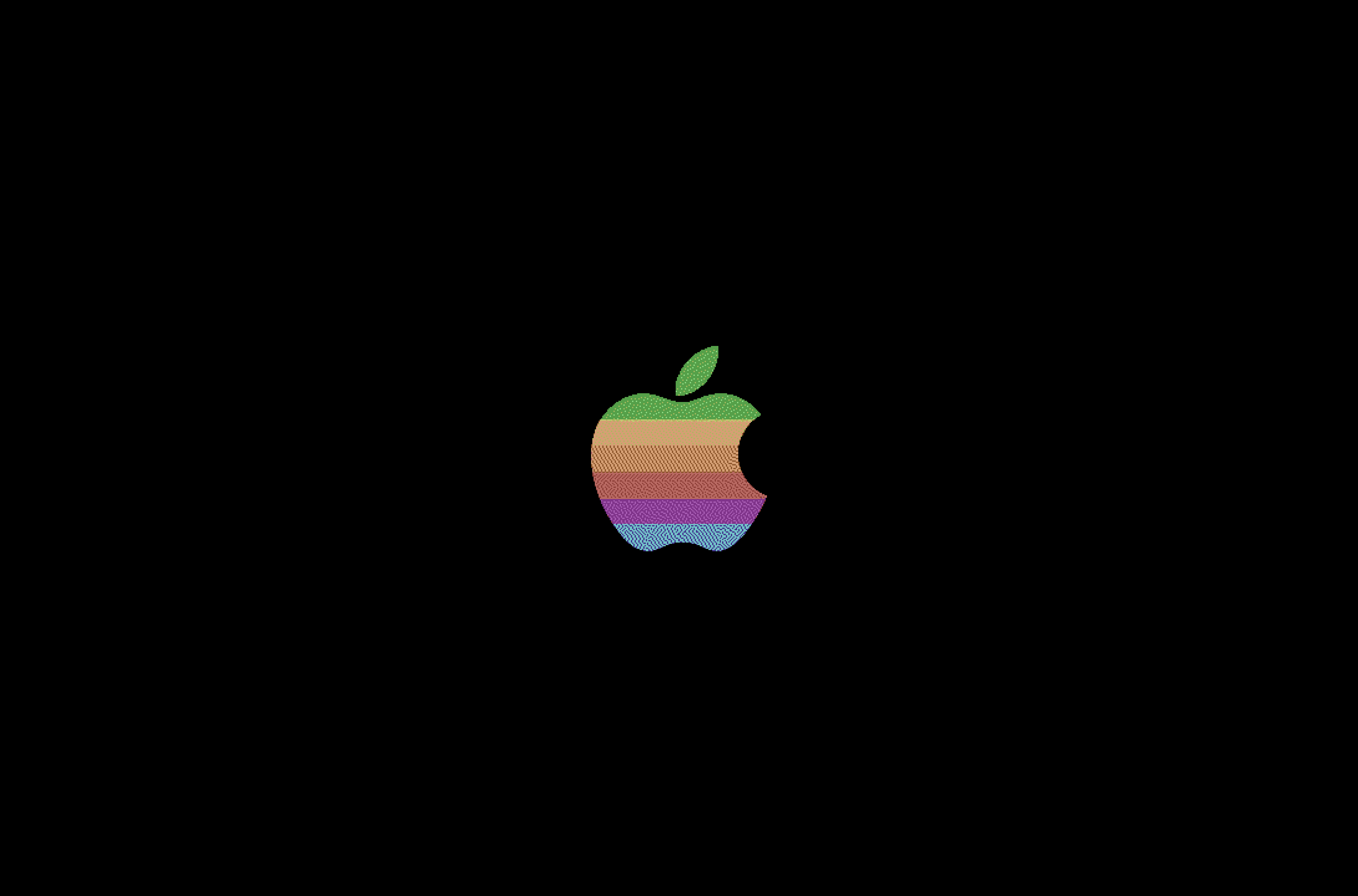 3274x2160 Retro Apple Logo [4k]