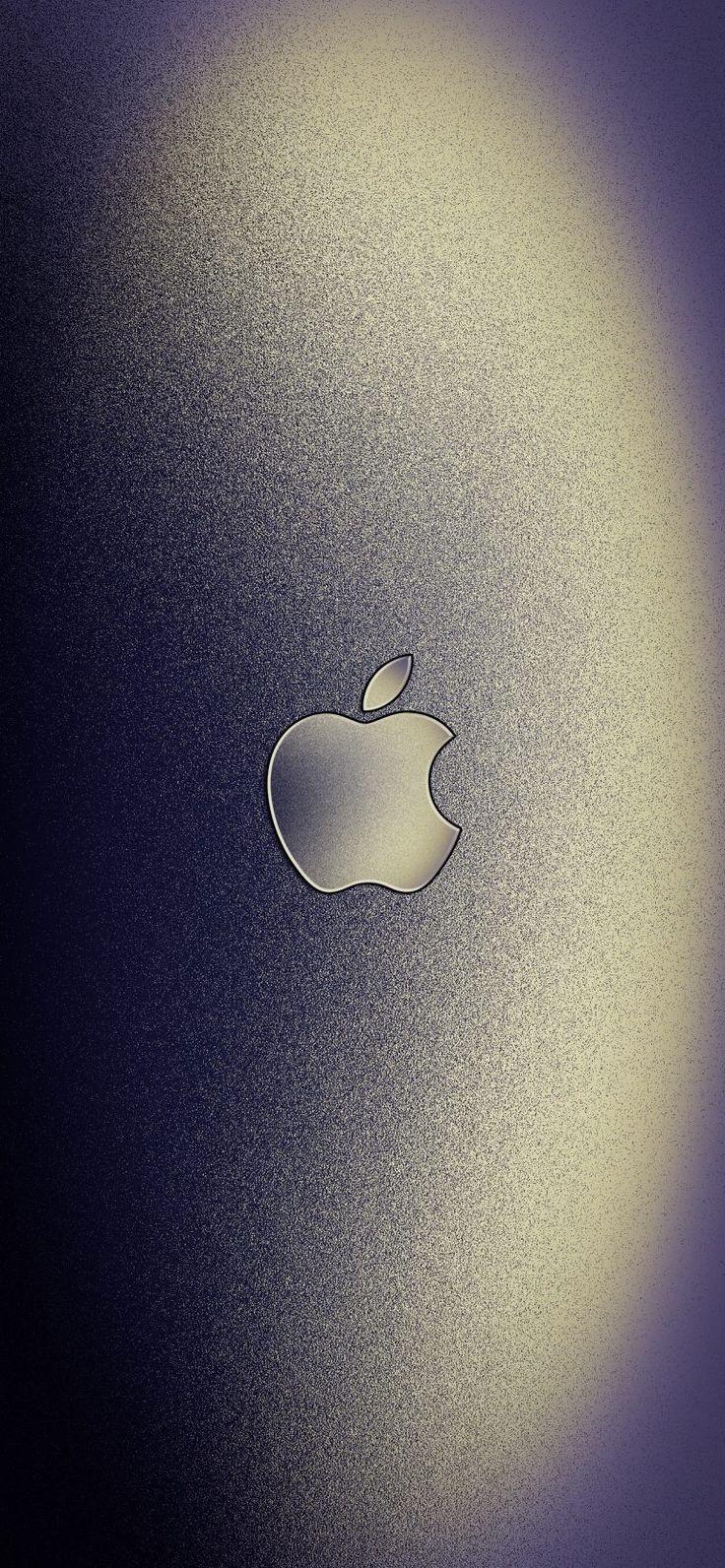 736x1592 Aluminum Apple logo wallpaper for iPhone. Apple logo wallpaper iphone, Apple wallpaper, iPhone wallpaper logo
