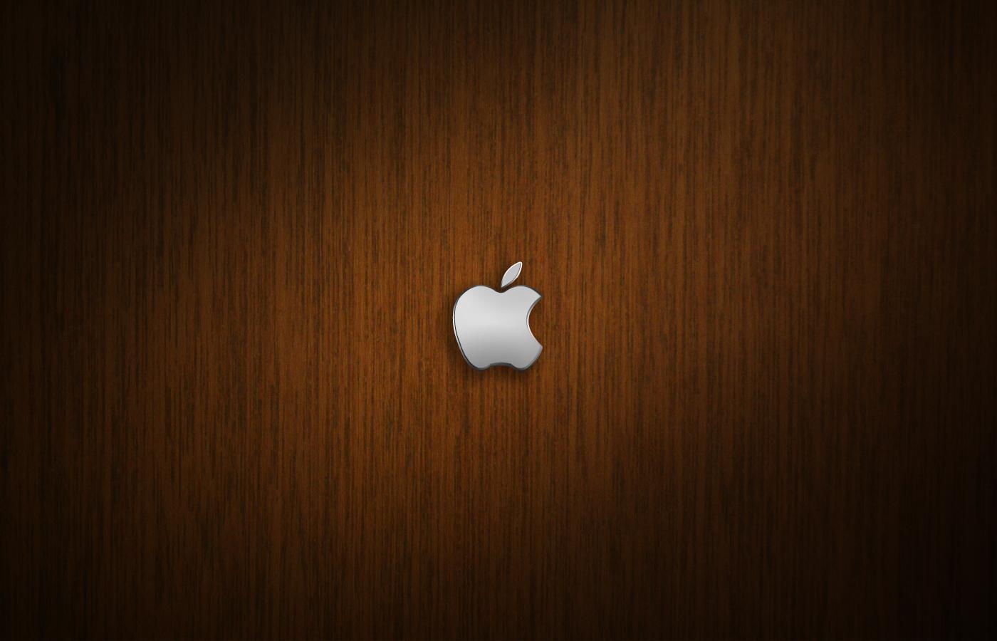 1400x900 Wooden Apple Wallpaper