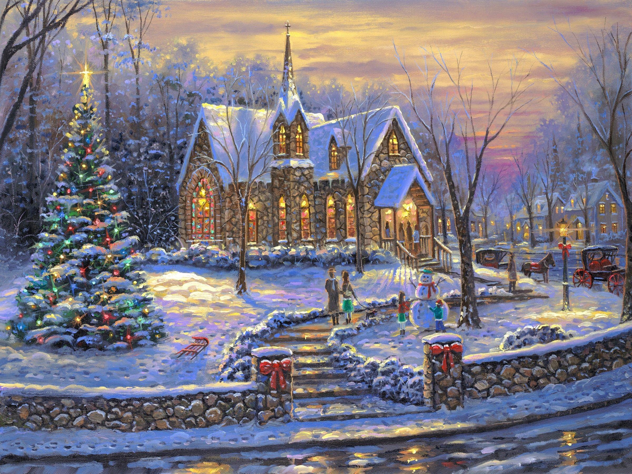 Christmas Church Wallpapers - Top Free Christmas Church Backgrounds