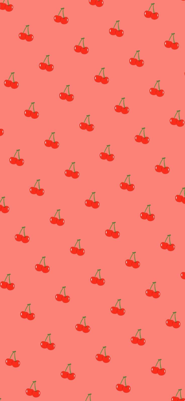 736x1593 Cherry wallpaper. Cute patterns wallpaper, Fruit wallpaper, iPhone wallpaper pattern