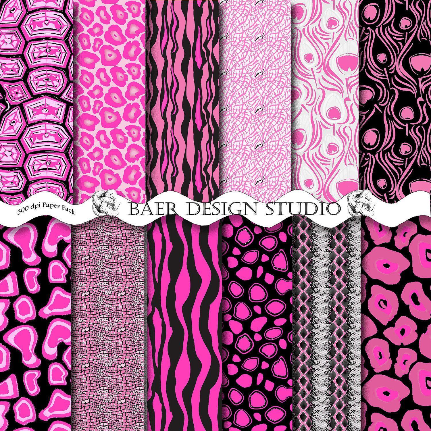 1500x1500 Pink Leopard Print Wallpaper
