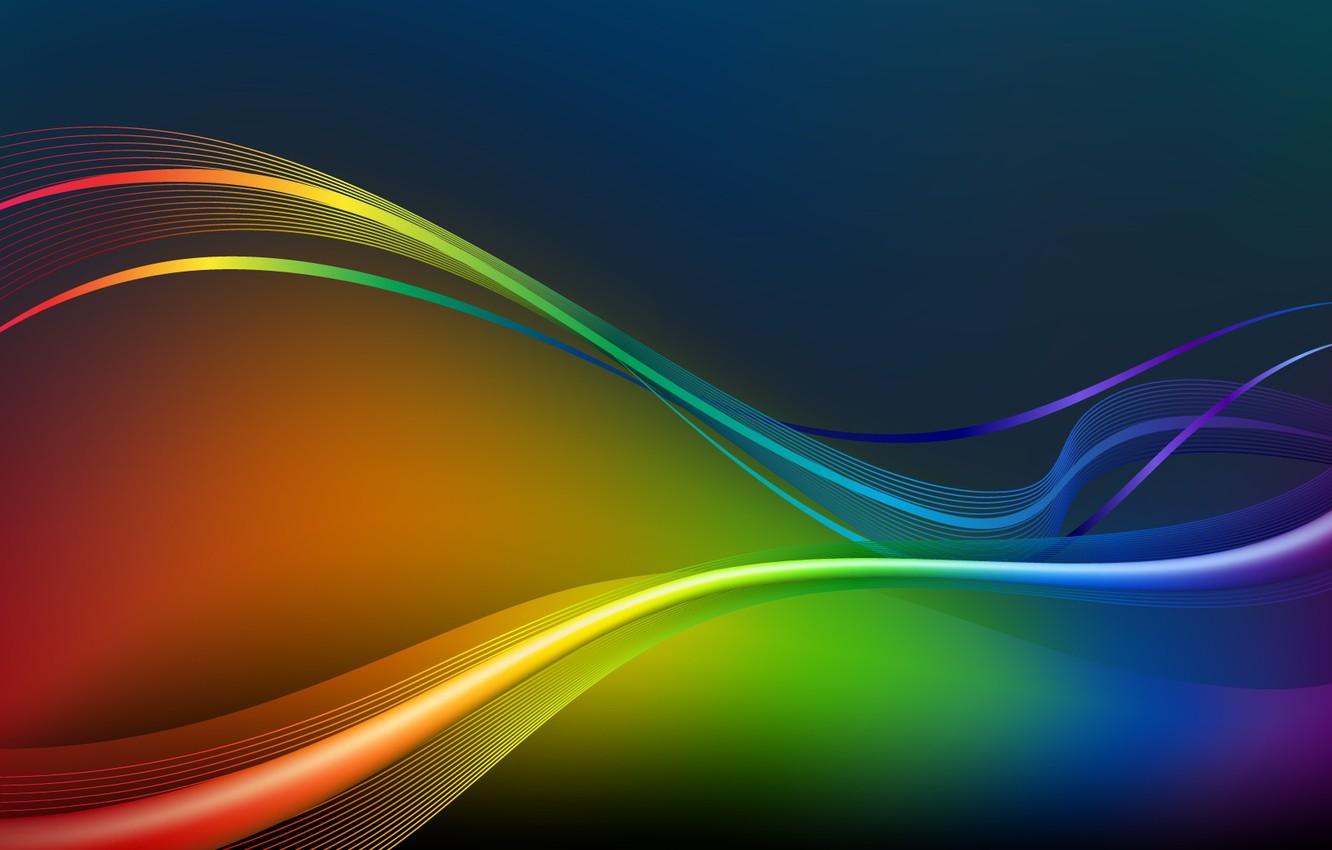 1332x850 Photo Wallpaper Green, Red, Yellow, Blue, Wave Energy Green Red Waves