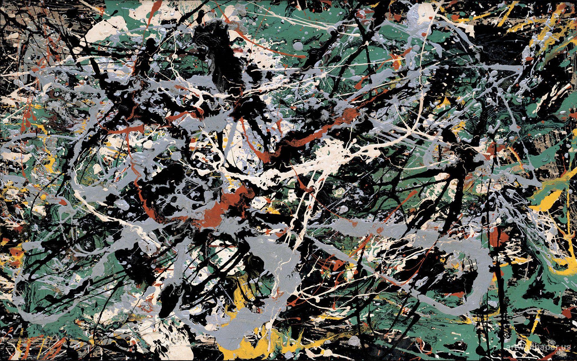1920x1200 Pollock Background. Jackson Pollock