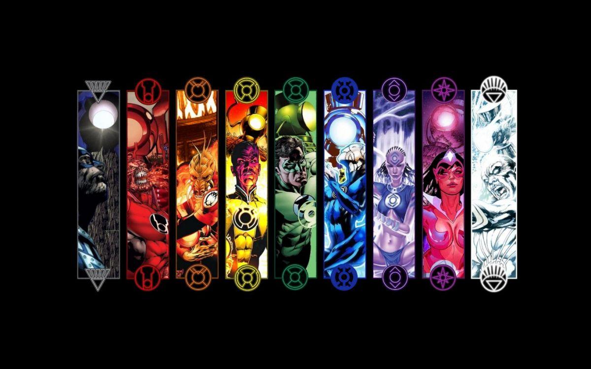 1200x750 Green Lantern Dc Comics Sinestro Corps White Star Sapphire Hal Jordan Agent Orange Atrocitus Red Blue Indigo Tribe Black Hand Saint Walker 桌面图片. 照片图像图像