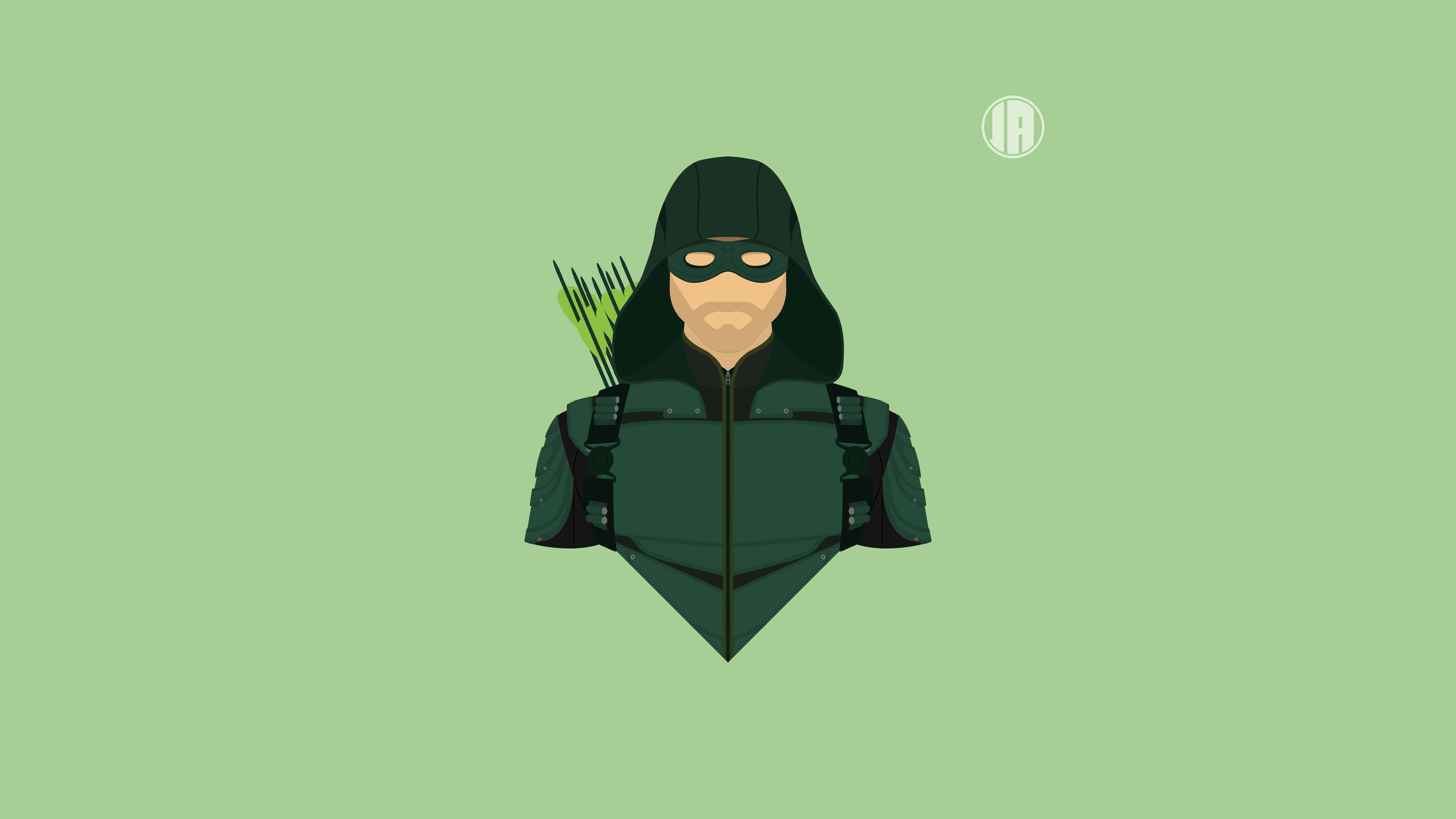 7680x4320 Minimalism Green Arrow Uhd 8k Wallpaper Arrow Minimalist