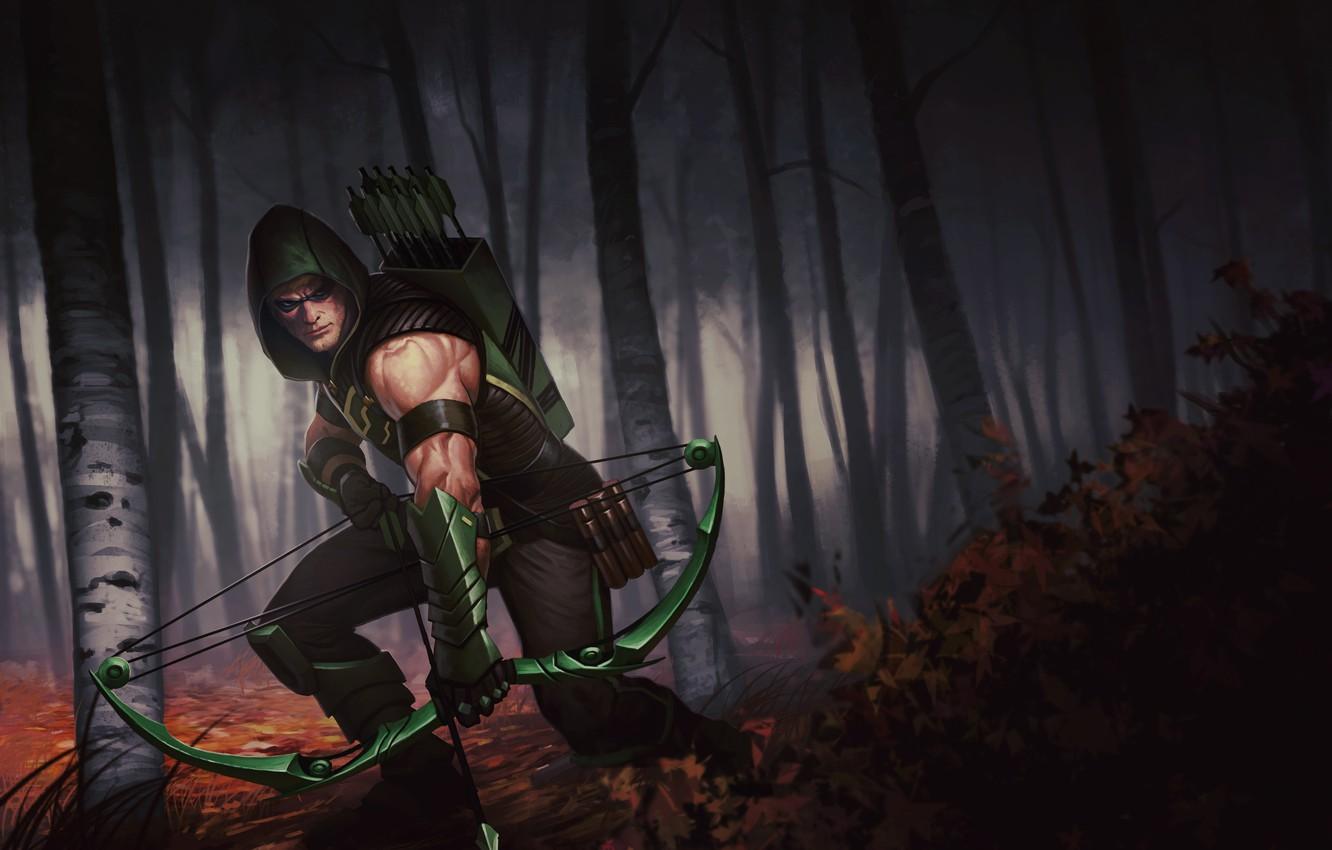 1332x850 Wallpaper Green Arrow, DC Comics, Oliver Queen, Green arrow image for desktop, section фантастика