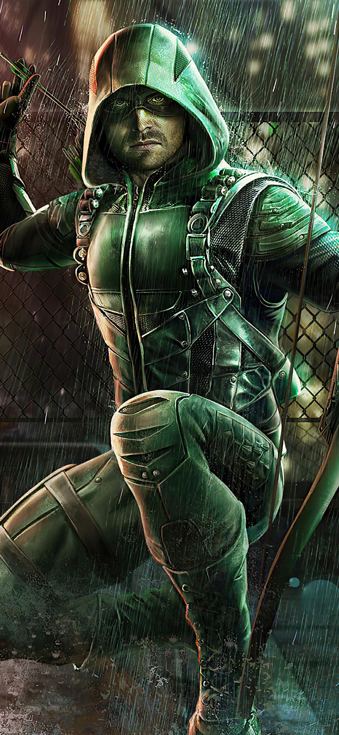 1080x2340 Arrow Wallpaper:k Green Arrow Background [ HD ]