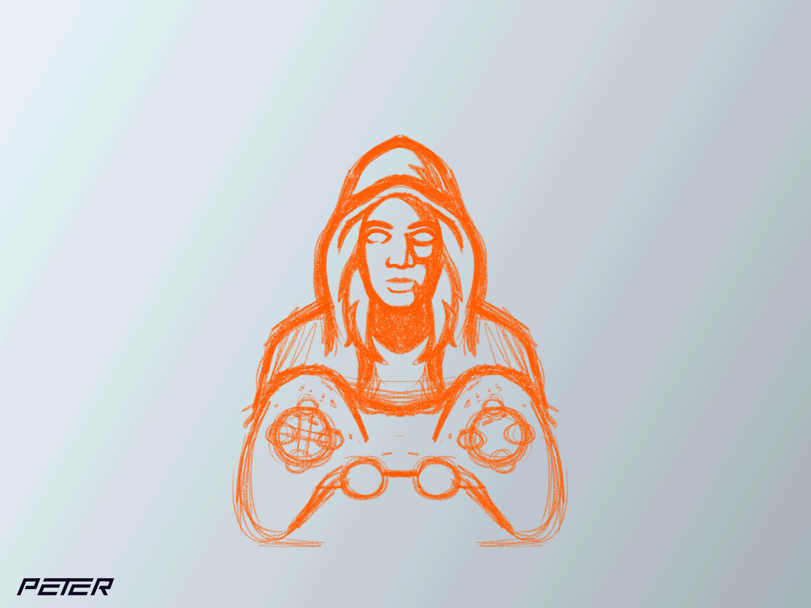 1600x1200 Gamer Girl Mascot logo by Peter Designs on Dribbble