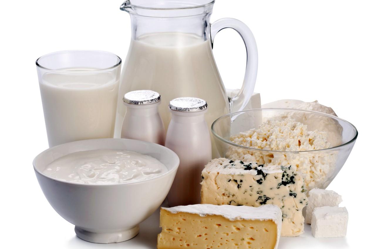 1332x850 Wallpaper milk, cheese, sour cream, dairy products image for desktop, section еда
