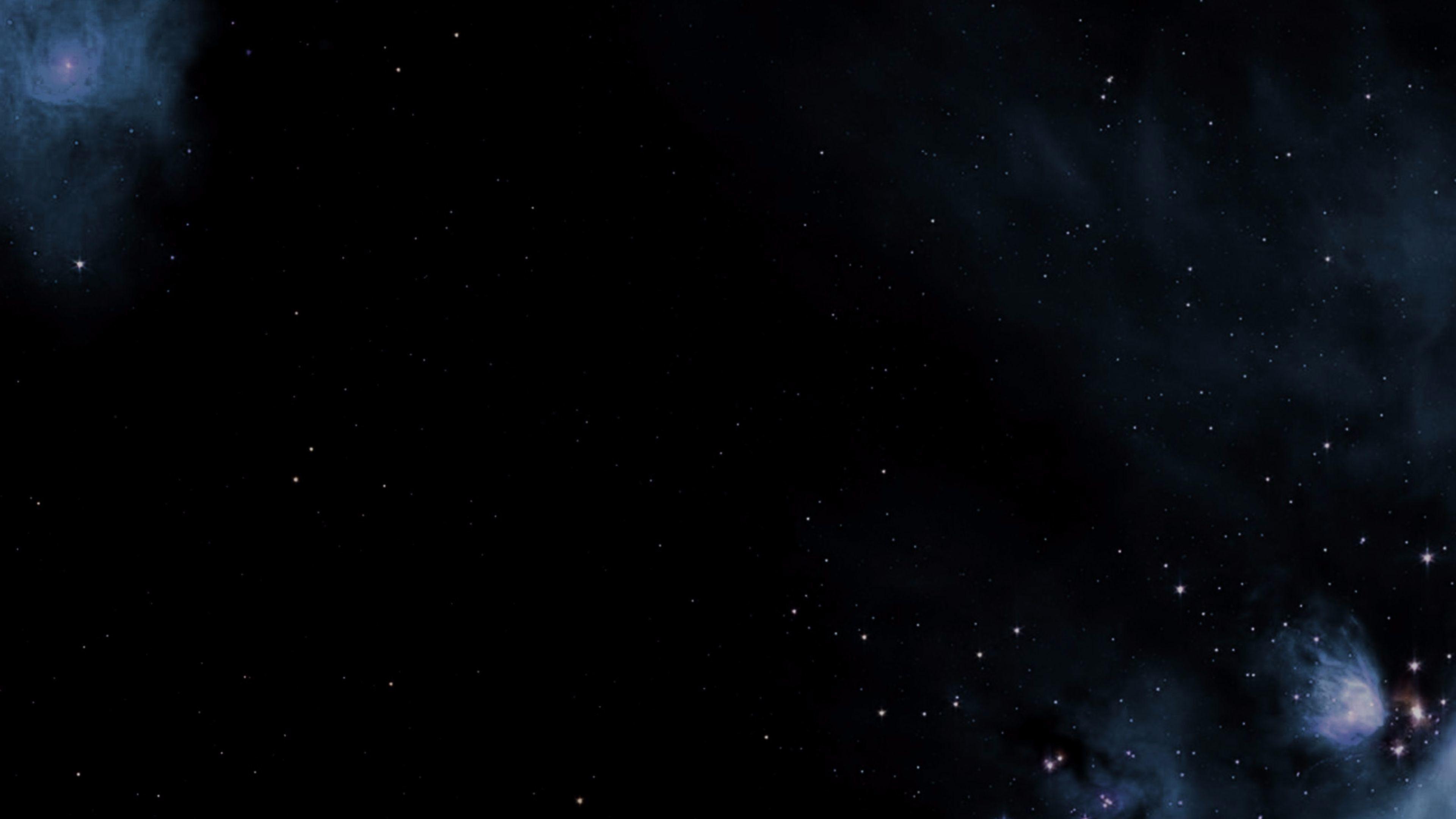 3840x2160 4k Black Space Wallpaper