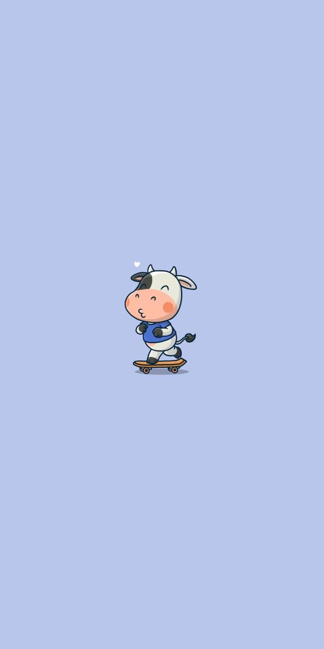 640x1280 Wallpaper cute dairy cows, cute cow picture