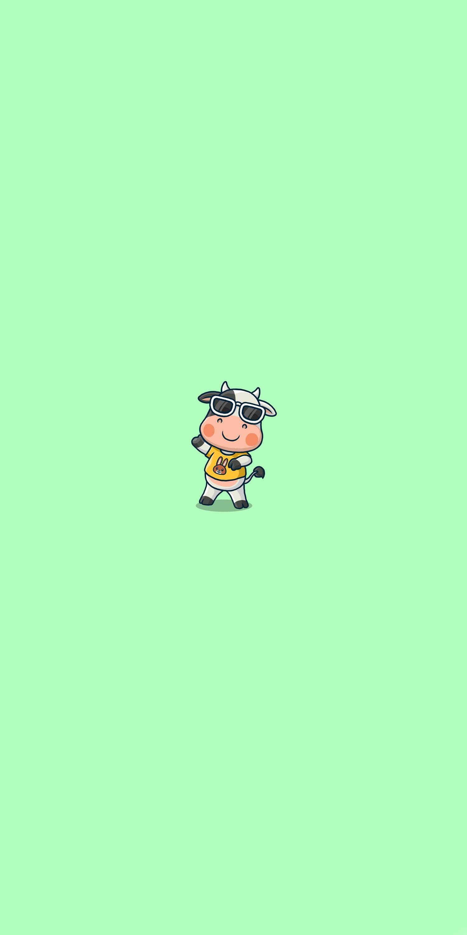 1500x3000 Wallpaper cute dairy cows, cute cow picture