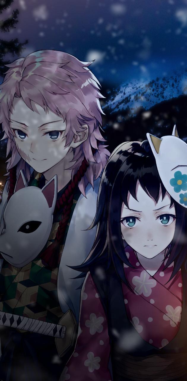 630x1280 Sabito x Makomo wallpaper