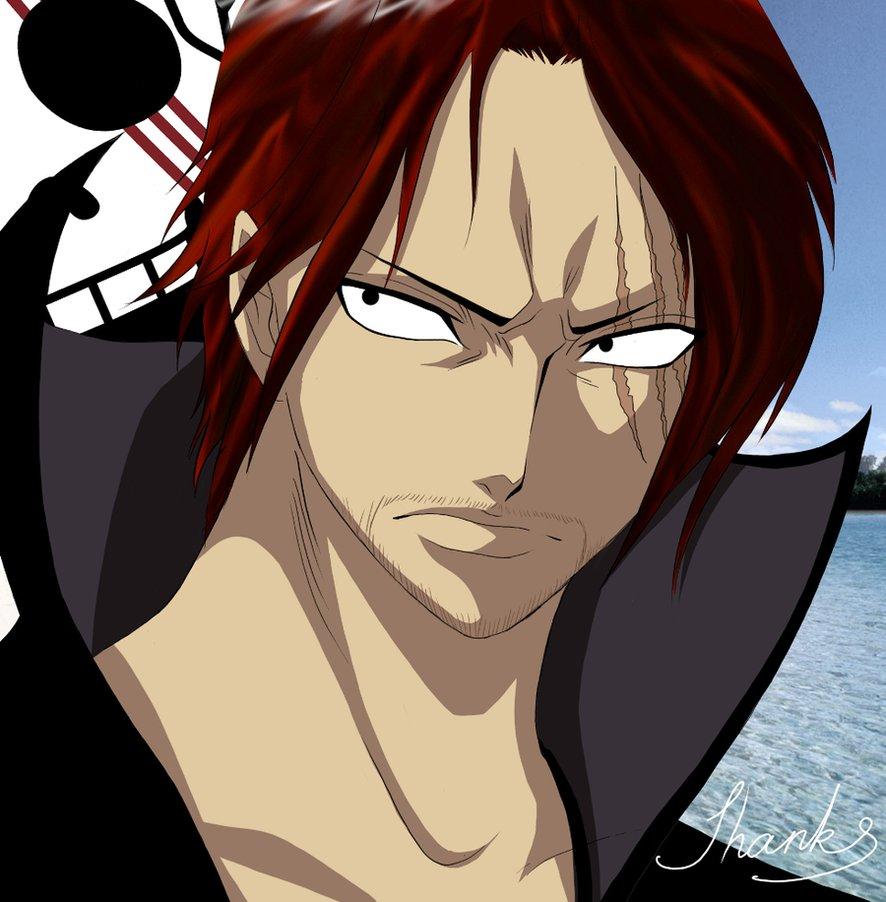 886x902 Red Haired Shanks Hair Shanks Photo