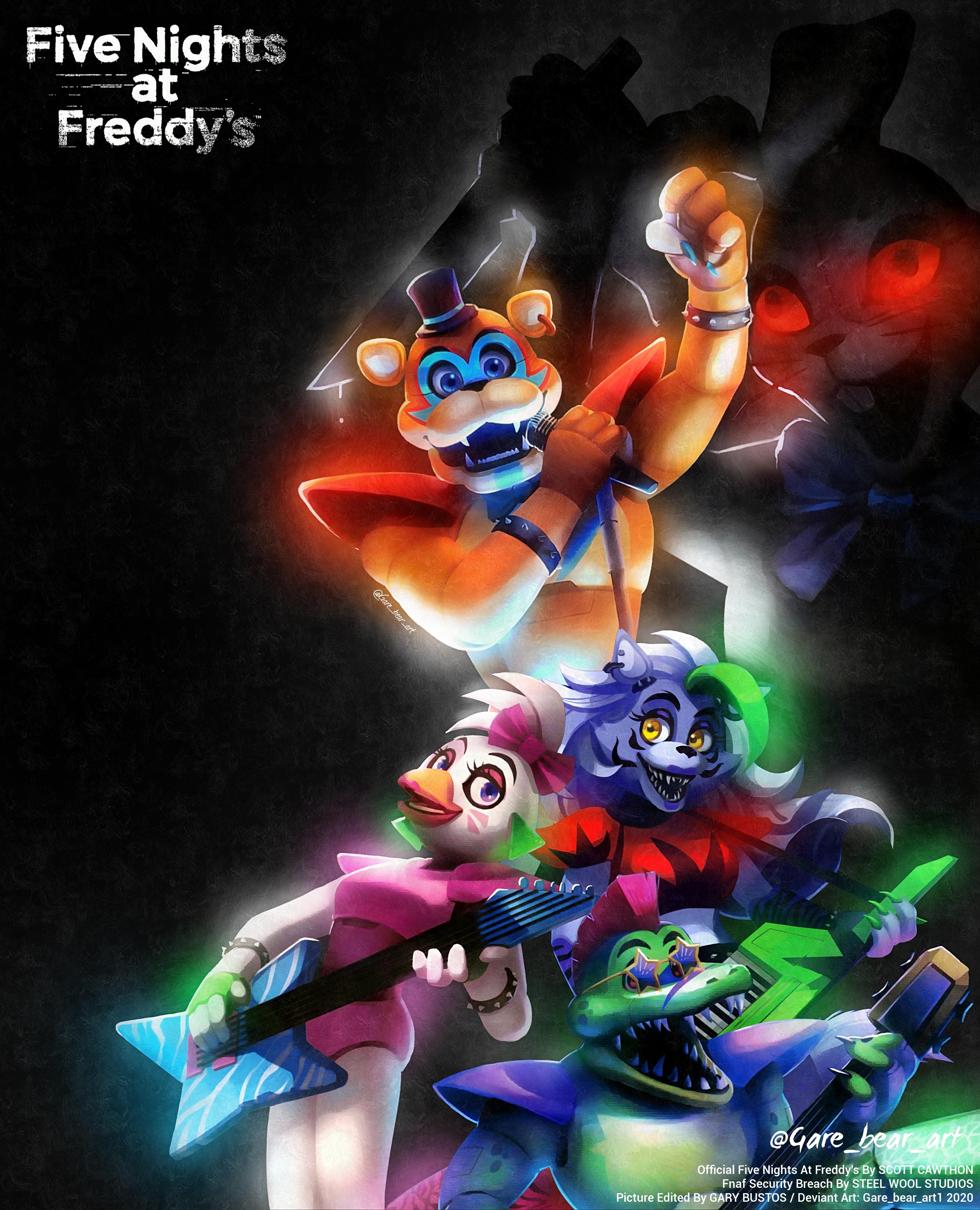 3318x4095 Five Nights At Freddy's: Security Breach Wallpaper